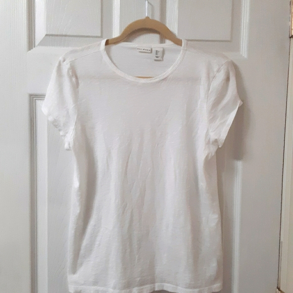 Max Studio Size L Large Large White T-Shirt - Picture 2 of 8
